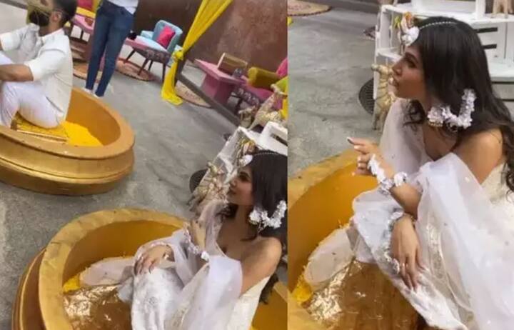 மெகந்தி விழா புகைப்படங்கள் இணையத்தில் ட்ரெண்டாகி வருகிறது