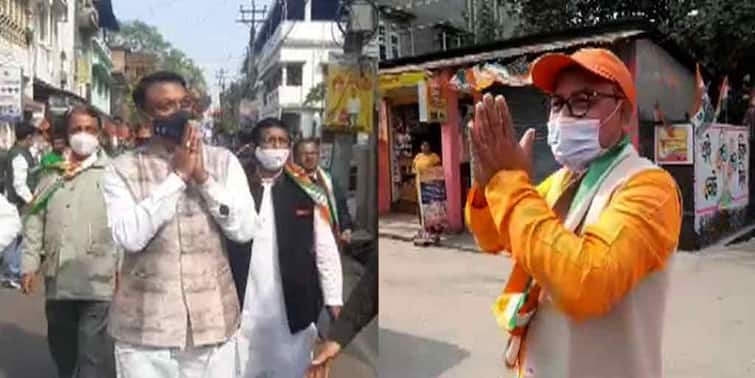 Municipality Election Campaigning on Republic Day? Questions surrounding the rally of Trinamool and BJP with the candidates Siliguri News: প্রজাতন্ত্র দিবস পালনের মোড়কে পুরভোটের প্রচার? প্রার্থীদের নিয়ে তৃণমূল ও বিজেপির র‍্যালি ঘিরে প্রশ্ন