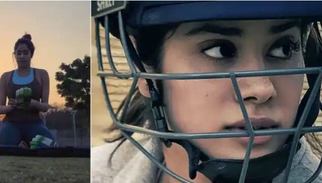 Mr And Mrs Mahi Janhvi Kapoor Practices Cricket With Dinesh Karthik For Mr And Mrs Mahi Mr And Mrs Mahi :  'मिस्टर अॅंड मिसेस माही' सिनेमासाठी Janhvi Kapoor ने केला दिनेश कार्तिकसोबत क्रिकेटचा सराव