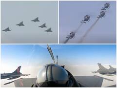 Republic Day: राजपथ पर वायुसेना के विमानों की गर्जना, राफेल-सुखोई-जगुआर समेत इन फाइटर जेट्स ने दिखाई धमक, Photos