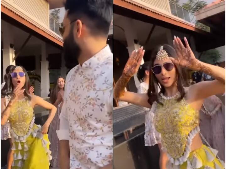 Mouni Roy And Suraj Nambiar Look Awwwdorable As They Dance Together At Mehendi Ceremony, WATCH Mouni Roy And Suraj Nambiar Look Awwwdorable As They Dance Together At Mehendi Ceremony, WATCH