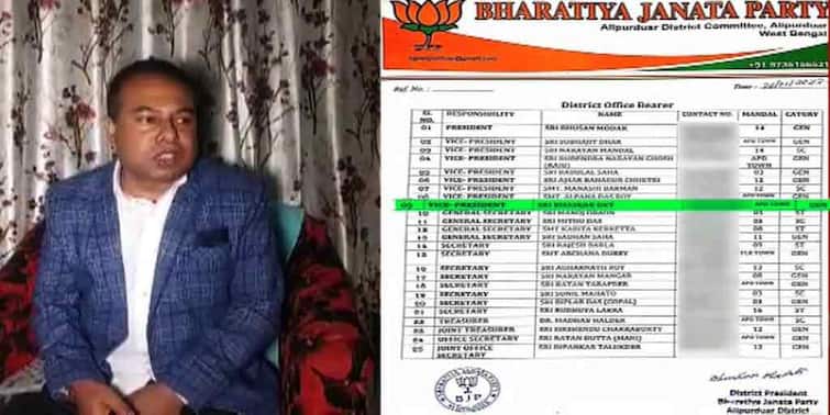Alipurduar BJP's new district committee named defecting leader! warning of Legal notice Bhaskar Dey Alipurduar News: বিজেপির নতুন জেলা কমিটিতে নাম দলত্যাগী নেতার! আইনি নোটিশের হুঁশিয়ারি 