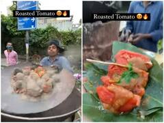 Watch: बालू पर तपते रोस्टेड टमाटर देख मुंह में आ जाएगा पानी, चटनी के साथ है बेजोड़ स्वाद 
