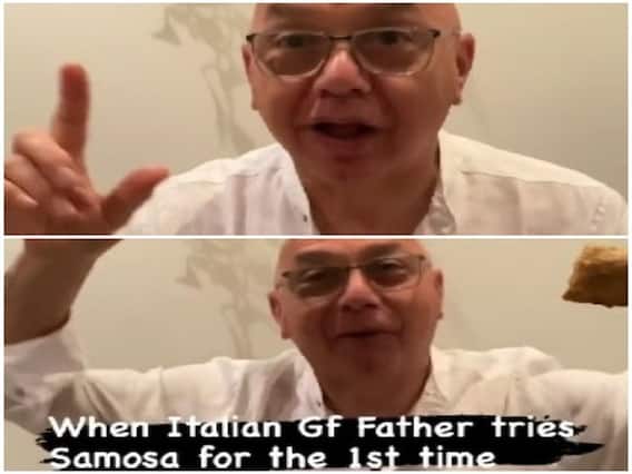 Italian Man Tries Samosa First Time, Breaks Into 'Bhangra'. Netizens Shower Love | Watch Viral Video