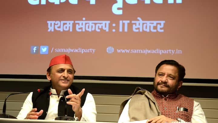 पूर्व सांसद प्रवीण सिंह ऐरन ने अपनी पत्नी सुप्रिया ऐरन के साथ कांग्रेस छोड़ दी. अब समाजवादी पार्टी के साथ हैं.