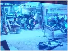 इंदौर में CCTV लगाने पर दो पक्षों के बीच विवाद, पत्थरबाजी की घटना कैमरे में हुई कैद