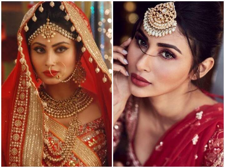 Mouni Roy Lehenga Look: बॉलीवुड एक्ट्रेस मौनी रॉय (Mouni Roy Wedding) अपने बॉयफ्रेंड सूरज नांबियार के संग 27 जनवरी यानी आज सात फेरे लेने के लिए पूरी तरह से तैयार हैं. फैंस मौनी रॉय के ब्राइडल लुक को देखने के लिए काफी बेताब नजर आ रहे हैं. ऐसे में हम आपके सामने मौनी (Bridal Look Of Mouni Roy) के कुछ ब्राइडल लुक पेश करने जा रहे हैं.