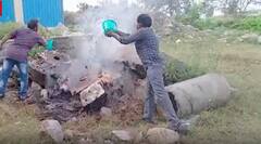 Kanipakam Chariot : కాణిపాక ఆలయంలో పాత రథ చక్రాలకు నిప్పు పెట్టిన దుండగులు