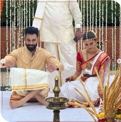 Mouni Roy Wedding Photos: સાઉથ ઇન્ડિયન વિધિથી મૌની રોયે સૂરજ નામ્બિયાર સાથે કર્યા લગ્ન, જુઓ તસવીરો