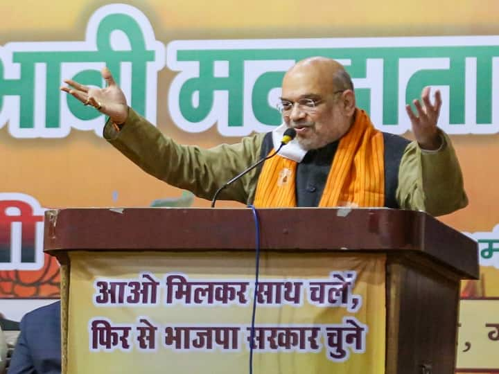 UP assembly election Union Home Minister Amit Shah SP BSP Casteist Dynastic Akhilesh Yadav UP Election 2022: Amit Shah Hails Yogi Govt. Slams SP, BSP Over Casteist, Dynastic Traits