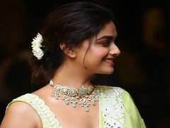 Keerthy Suresh pics: சிவந்த கன்னங்கள் ரோசப்பூ....சிரித்த முகத்துடன் ஜொலிக்கும் கியூட்டி கீர்த்தி..!
