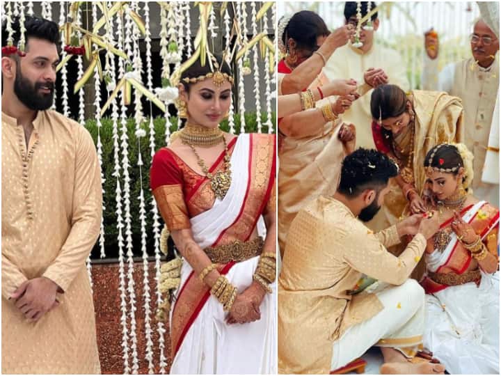 Mouni Roy Gets Married To Suraj Nambiar In Goa In Tradational South-Indian Wedding- See Pics Mouni Roy Gets Married To Suraj Nambiar In Goa In Tradational South-Indian Wedding- See Pics