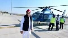 Akhilesh Yadav ने लगाया Delhi में हेलिकॉप्टर रोकने का आरोप, कहा- मुजफ्फरनगर नहीं जाने दिया जा रहा