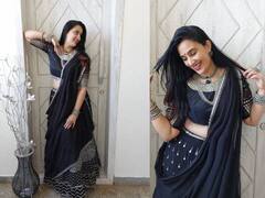 काळ्या रंगाच्या ड्रेसमध्ये खुललं सईचं सौंदर्य; पाहा खास फोटो