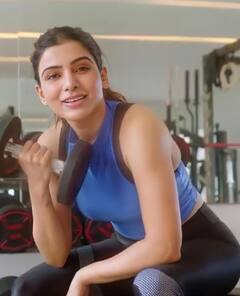 Actress samantha gym photos :வெறியுடன் ஜிம்மில் களமிறங்கும் சமந்தா... தீயாய் பரவும் வொர்க்அவுட் புகைப்படங்கள்!