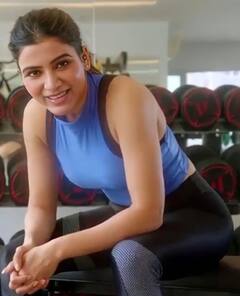 Actress samantha gym photos :வெறியுடன் ஜிம்மில் களமிறங்கும் சமந்தா... தீயாய் பரவும் வொர்க்அவுட் புகைப்படங்கள்!