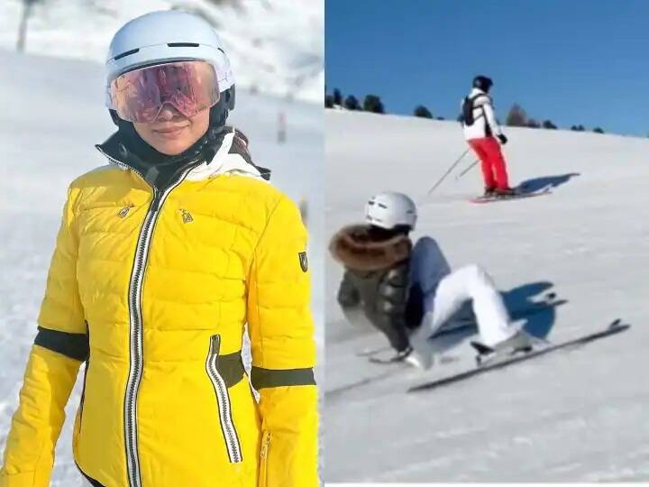 video viral : Actress samantha ruth doing skiing in switzerland Watch: છૂટાછેડા બાદ સ્વિત્ઝર્લેન્ડમાં બરફમાં સ્કીંગ કરી રહી છે આ હૉટ એક્ટ્રેસ, મસ્તી કરતો વીડિયો વાયરલ