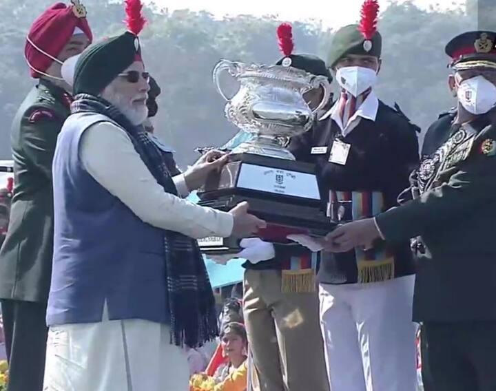 प्रधानमंत्री नरेंद्र मोदी ने राष्ट्रीय कैडेट कोर (NCC) की टुकड़ियों का भी निरीक्षण किया था. निरिक्षण से पूर्व प्रधानमंत्री को एनसीसी कैडेट्स ने करियप्पा ग्राउंड में गॉर्ड ऑफ ऑनर दिया था. प्रधानमंत्री ने गार्ड ऑफ ऑनर का निरीक्षण करने के बाद एनसीसी टुकड़ियों के मार्च पास्ट की समीक्षा भी की थी.