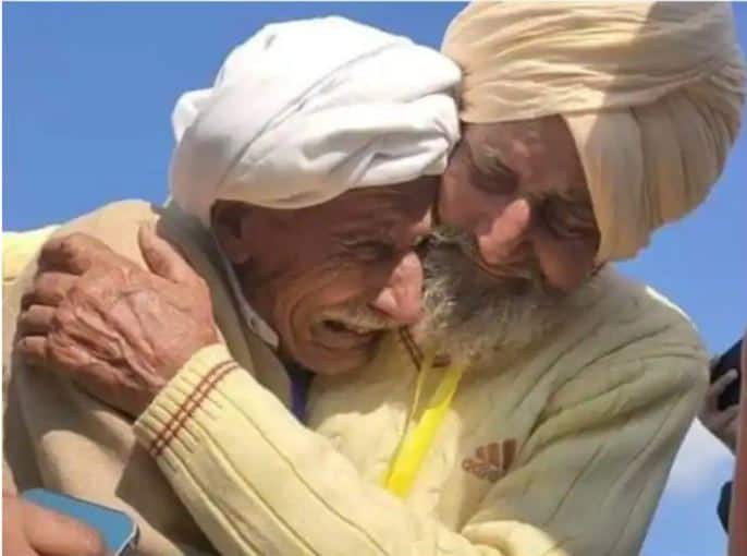 Two brothers who separated in 1947 met after 74 years at Kartarpur Sahib Corridor.now pakistan high commission issues visa Kartarpur Corridor : 74 ਸਾਲ ਬਾਅਦ ਕਰਤਾਰਪੁਰ ਸਾਹਿਬ 'ਚ ਮਿਲੇ ਸੀ 2 ਭਰਾ, ਹੁਣ ਪਾਕਿਸਤਾਨ ਹਾਈ ਕਮਿਸ਼ਨ ਨੇ ਜਾਰੀ ਕੀਤਾ ਵੀਜ਼ਾ