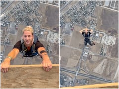 Watch: शख्स ने हॉट एयर बलून से की खतरनाक स्काई डाइविंग, रोंगटे खड़े कर देगा वीडियो