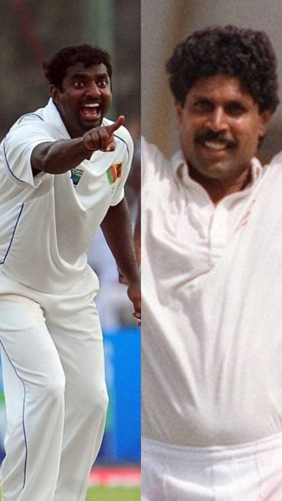 முரளிதரன் டூ கபில்தேவ்-டெஸ்ட் கிரிக்கெட்டில் அதிக ஓவர்கள் வீசிய பந்துவீச்சாளர்கள் !