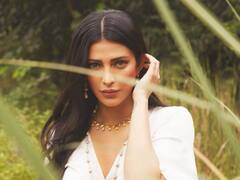 Actress shruthihaasan :இளமை ததும்பும் அழகில் ஸ்ருதிஹாசன்... வெள்ளை நிற உடையில் கொள்ளை அழகு..!