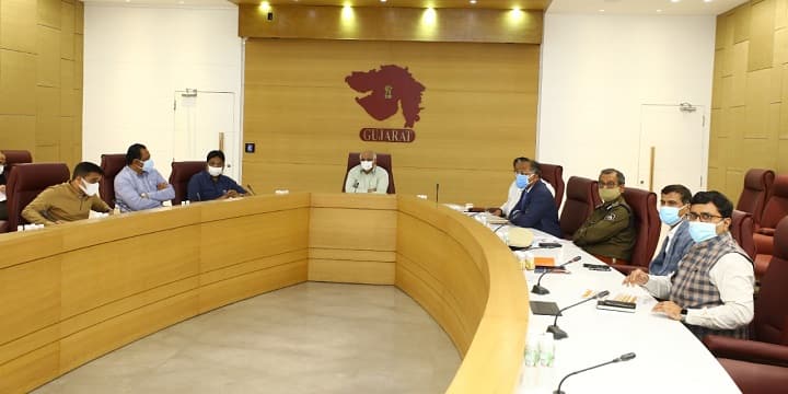 Gujarat Corona Guideline : કોર કમિટીની બેઠકમાં નક્કી થશે કોરોનાની નવી ગાઇડલાઇન, લગ્નમાં લોકોની સંખ્યા મુદ્દે થઈ શકે છે મોટી જાહેરાત Gujarat Corona Guideline : Gujarat core Committee meeting with CM for decide new covid guideline Gujarat Corona Guideline : કોર કમિટીની બેઠકમાં નક્કી થશે કોરોનાની નવી ગાઇડલાઇન, લગ્નમાં લોકોની સંખ્યા મુદ્દે થઈ શકે છે મોટી જાહેરાત