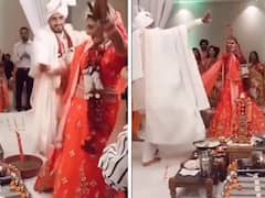 Watch : दूल्हा-दुल्हन ने खुद बनाई अपनी शादी यादगार, डांस करते हुए लिए 7 फेरे, मेहमानों ने भी किया एंजॉय