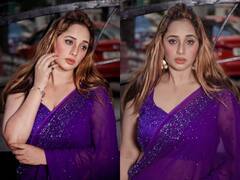 Rani Chatterjee Photos: भोजपुरी एक्ट्रेस रानी चटर्जी ने ब्लू साड़ी में दिखाया जलवा, राघव नय्यर को दिया सारा क्रेडिट