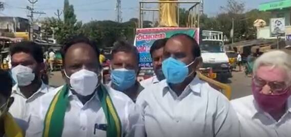 Gannavaram All Party Protest: గన్నవరాన్ని మచిలీపట్నం జిల్లాలో కలపడంపై స్థానికుల ఆందోళన