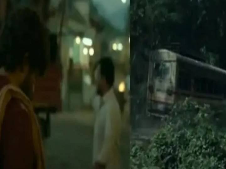 ‘पुष्पा’ चित्रपटात एक रात्रीचे दृश्य दाखवण्यात आले आहे. पण, रात्रीच्या अंधारात बाहेर पडणाऱ्या लोकांच्या मागे हा सूर्यप्रकाश कुठून दिसतो.