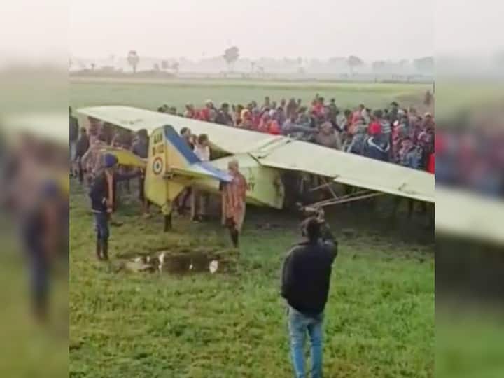 Army micro aircraft fell down in Bodh Gaya Bihar, two pilots were on board, the flight take off from OTA for training ann बिहार से बड़ी खबरः बोधगया में गिरा सेना का माइक्रो एयरक्राफ्ट, सवार थे दो पायलट, प्रशिक्षण के लिए OTA से भरा था उड़ान
