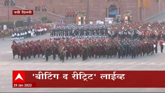 Beating Retreat 2022 : जवानांचा उत्साह, देशभक्तीचं दर्शन.....देशाचा 75 वर्षांचा इतिहास ABP Majha