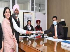 Punjab Election: भटिंडा शहर से कांग्रेस के मनप्रीत सिंह बादल ने भरा नामांकन, AAP पर कसा तंज