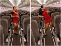 Trending: जब एयर होस्टेस ने लगाए 'Kacha Badam' पर ठुमके, वीडियो देख लोगों ने दी ऐसी प्रतिक्रिया