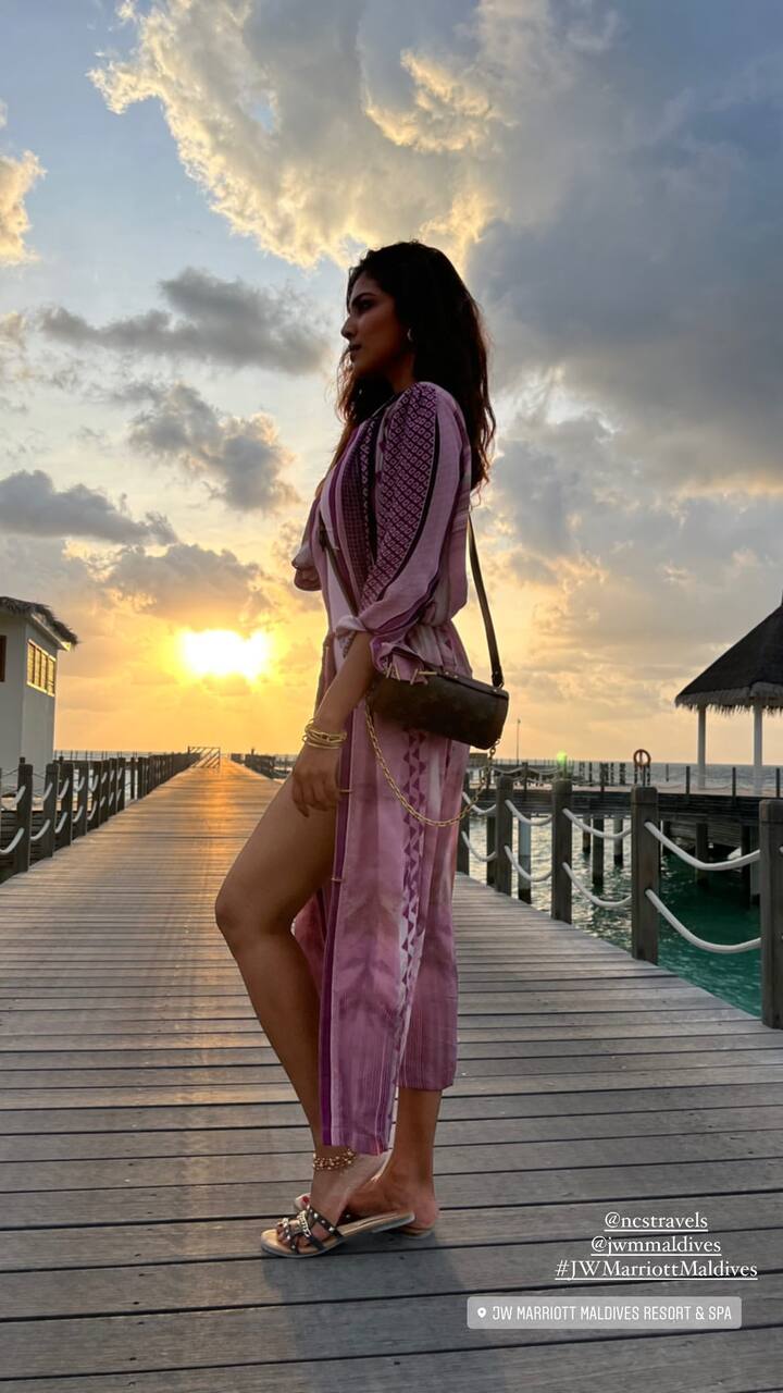 మాల్దీవుల్లో మాళవికా మోహనన్ (Image Credit: Instagram/Malavika Mohanan)