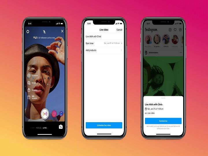 Instagram is rolling out new profile banner that shows upcoming live streams as new update Instagram update: இனி மிஸ் ஆகாது.! இன்ஸ்டா லைவ்ல மாஸ் அப்டேட் கொண்டு வந்த இன்ஸ்டா.!