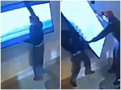 Watch: तीन चोर मिलकर भी नहीं चुरा पाए एक टीवी, लास्ट में कर दी ऐसी हरकत कि...