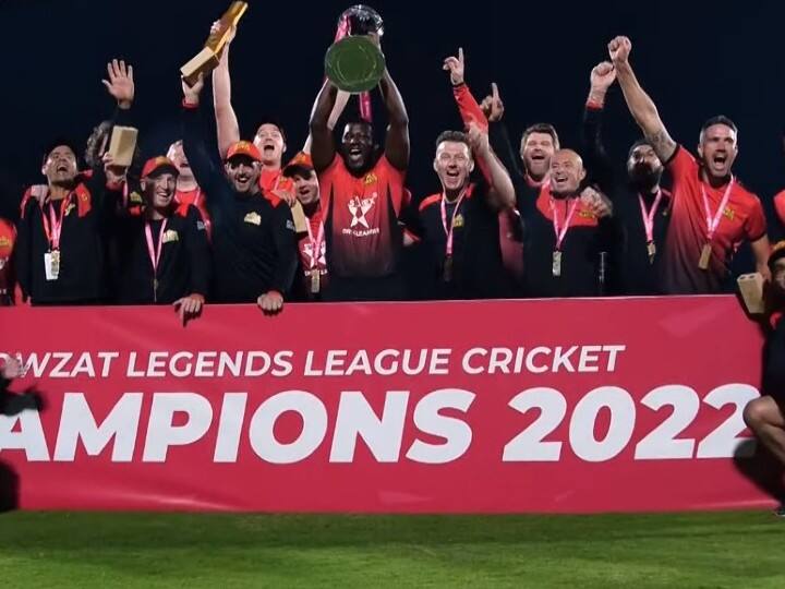 World Giants vs Asia Lions in Legends League Cricket Final match Legends League Cricket: फाइनल मुकाबले में हुई छक्कों की बारिश, इन दिग्गजों ने वर्ल्ड जायंट्स को बनाया विजेता