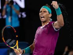 In Pics : क्ले कोर्टचा अनभिषिक्त सम्राट राफेल नदालचा अप्रतिम विजय, विजयानंतर नदालचा जल्लोष