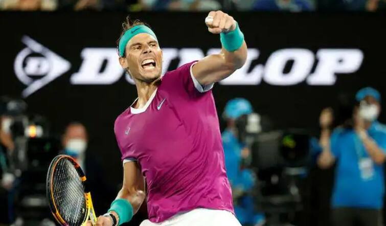 Nadal Wins Australian Open Final 2022 mens singles Rafael Nadal first man win 21 Slams wins agains Daniil Medvedev Nadal Wins: રાફેલ નડાલે જીત્યો ઓસ્ટ્રેલિયન ઓપનનો ખિતાબ, ફાઈનલમાં  Daniil Medvedev ને હરાવી 21 ગ્રાન્ડ સ્લેમ જીત્યો