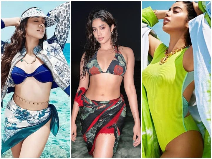 Janhvi Kapoor Photo: बोनी कपूर (Boney Kapoor) और श्रीदेवी (Sridevi) की लाडली जाह्नवी कपूर (Janhvi Kapoor) ने बॉलीवुड इंडस्ट्री में अपनी एक अलग पहचान बनाई है. इसी बीच जाह्नवी कपूर के बिकिनी लुक (Janhvi Kapoor Bikini Look) ने सोशल मीडिया पर कहर बरपा दिया है.