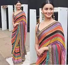 Alia Bhatt Saree Look: साड़ी में बला की खूबसूरत लगती हैं आलिया, फैंस की शादी की चाह कब पूरा करेंगे 'रालिया'