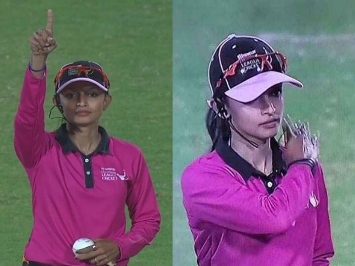 Legends League Cricket : Who is Shubhda Bhosle Gaikwad,the Indian female umpire Shubhda Bhosale : அம்பயராய் அவதாரம் எடுத்த அழகே...! இணையத்தை கலக்கும் சுப்தா போசலே..!