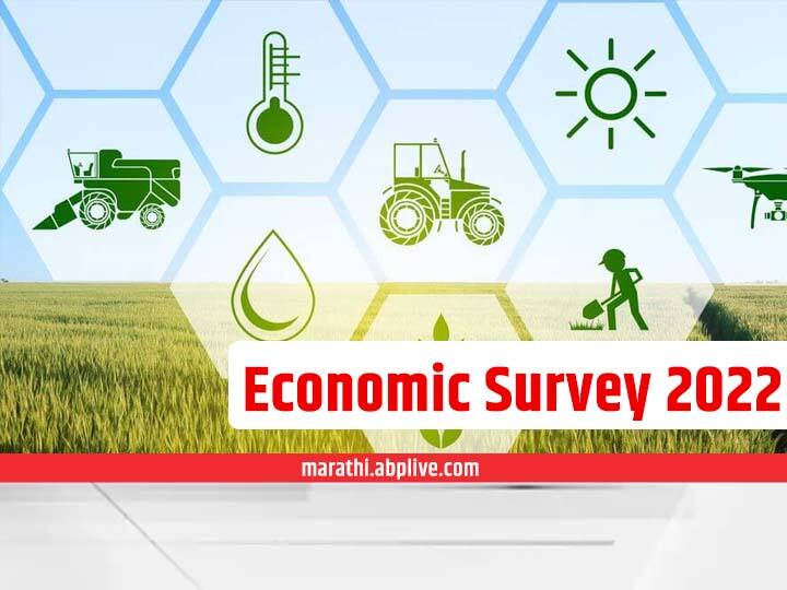 Economic Survey 2022 Agriculture & Food Management positive growth rate of 3.6 per cent during 2020-21 Economic Survey 2022: कृषी आणि संबंधित क्षेत्रांमध्ये 3.6 टक्क्यांची वाढ