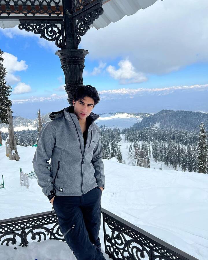 इस तस्वीर में इब्राहिम अली खान पोज देते नजर आ रहे हैं. तस्वीर में वो काफी हैंडसम लग रहे हैं.