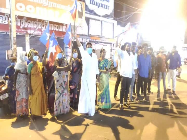 Urban Local Body Election: VCK Demonstration to allot 24th Ward in Mayiladuthurai Municipality மயிலாடுதுறை நகராட்சியில் 24 வார்ட்டை கேட்டு அடம் பிடிக்கும் சிறுத்தைகள் - நைசாக செக் வைத்த உடன்பிறப்புகள்