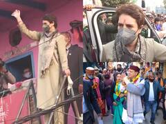 UP Election 2022: प्रियंका गांधी ने नोएडा में तो पुष्कर सिंह धामी ने पौड़ी गढ़वाल में किया door-to-door कैंपेन, देखें तस्वीरें