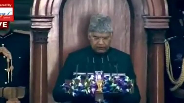 Budget 2022: President Ram Nath Kovind lecture in parliament Budget 2022: ਬਜਟ ਸੈਸ਼ਨ ਸ਼ੁਰੂ, ਰਾਸ਼ਟਰਪਤੀ ਕੋਵਿੰਦ ਨੇ ਖੇਤੀ ਤੋਂ ਲੈ ਕੇ ਹੋਰ ਖੇਤਰਾਂ ਬਾਰੇ ਕਹੀਆਂ ਇਹ ਵੱਡੀਆਂ ਗੱਲਾਂ