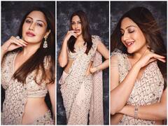 Surbhi Chandna Photos: जब खूबसूरत सुरभि चंदना ने पहनी सुंदर साड़ी, प्यारी सी स्माइल से सब पर पड़ीं भारी